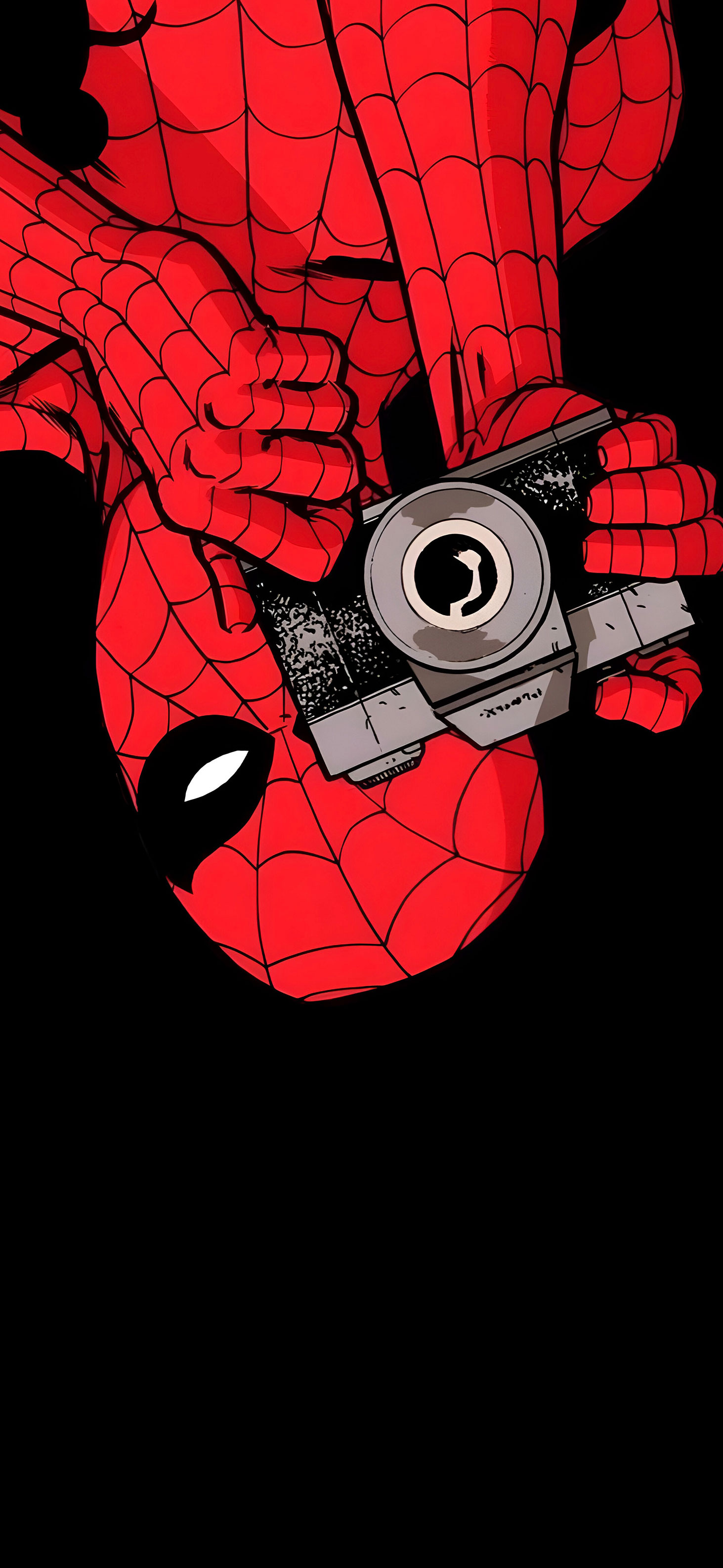 Spider-Man avec caméra Fonds d'écran intrigants - Marvel Fonds d'écran
