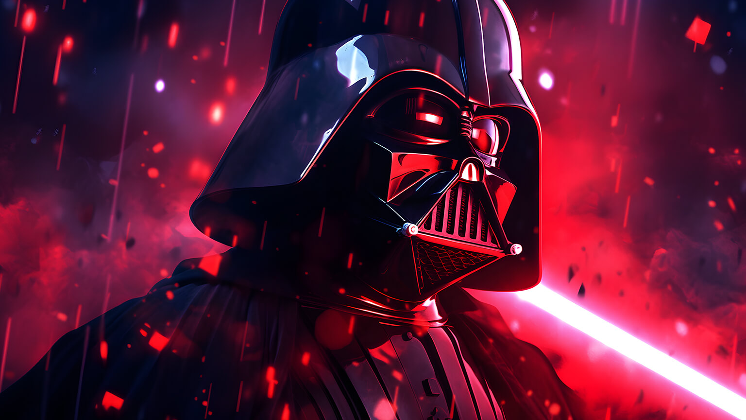Star Wars Darth Vader Dark Red Wallpaper for Desktop & Laptop
