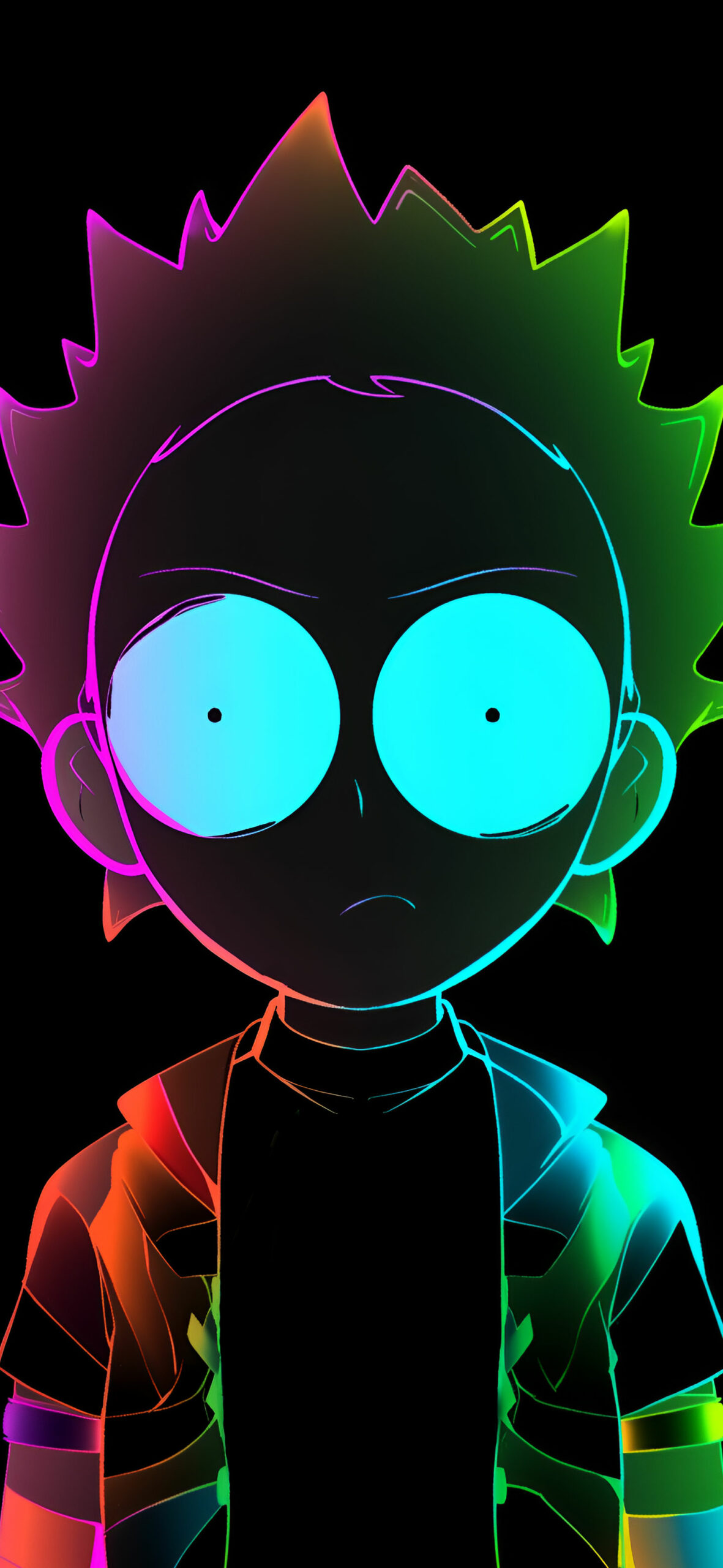 Zany morty smith neon wallpaper Cool rick and morty wallpaper