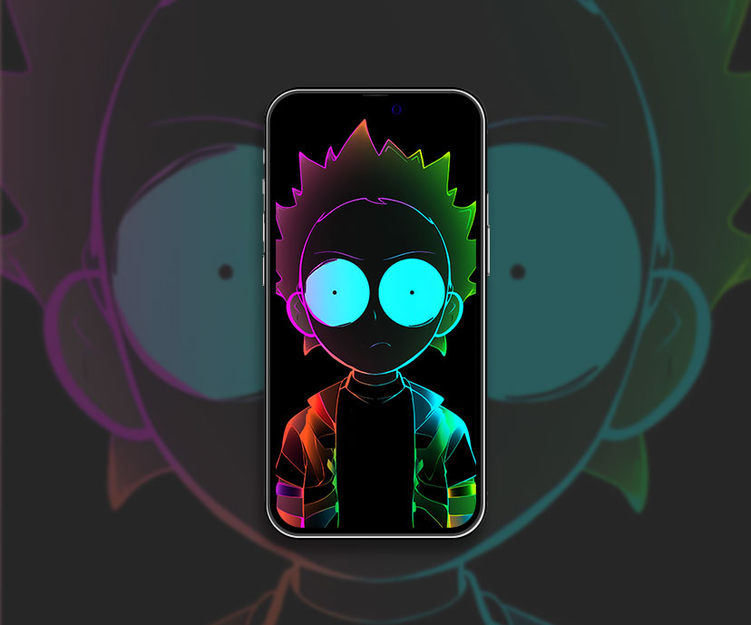 Zany morty smith neon wallpaper Cool rick and morty wallpaper