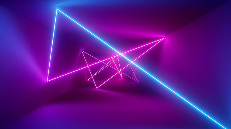 abstract neon lights purple desktop wallpaper cover