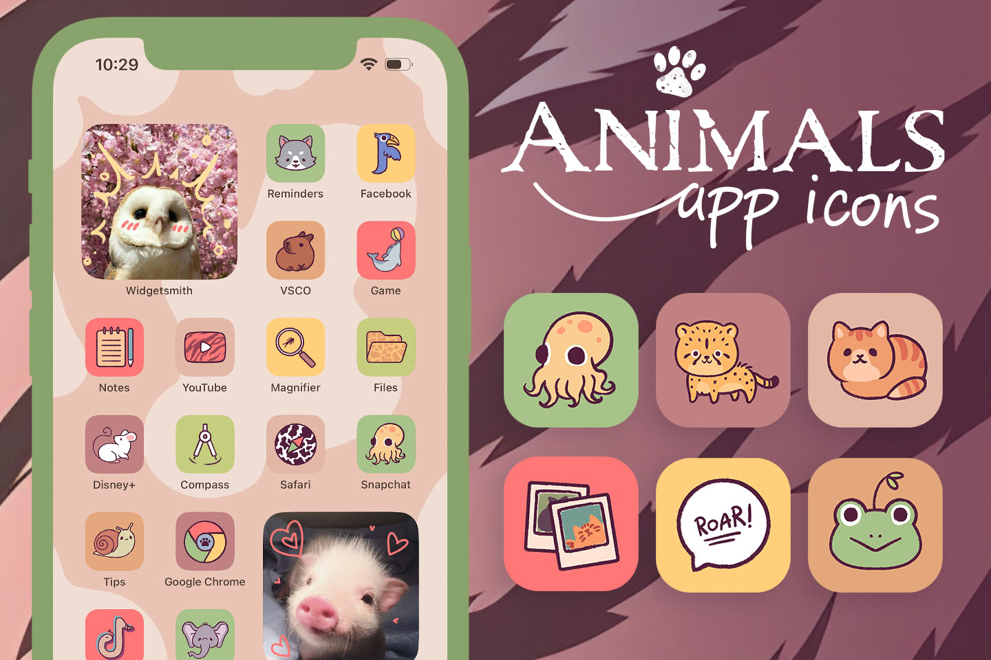 Paquete de iconos de la aplicación Animals