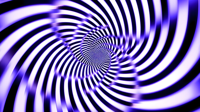 Líneas azules Ilusión óptica Cubierta de fondo de escritorio