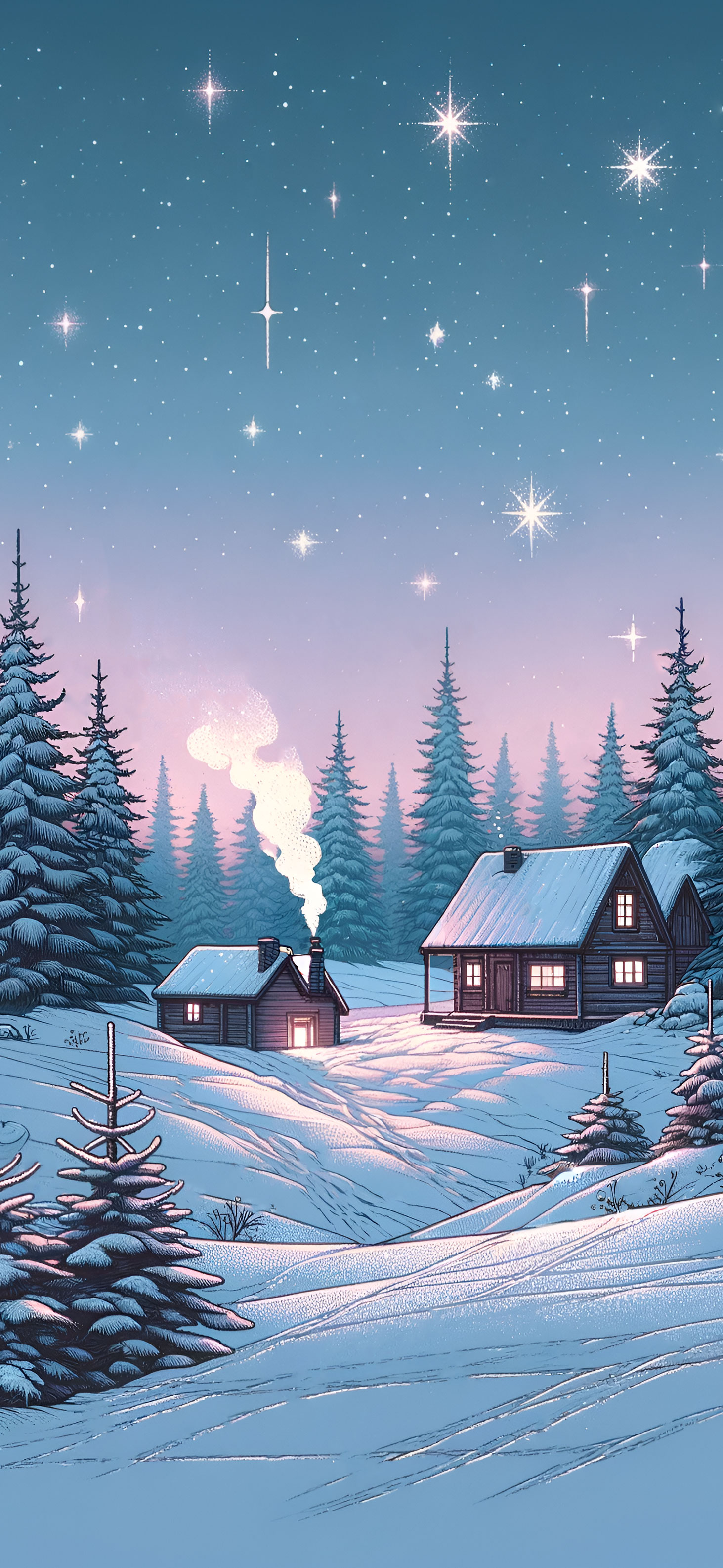 Cute Winter Homes Cozy Wallpapers - Winter Time Wallpapers HD