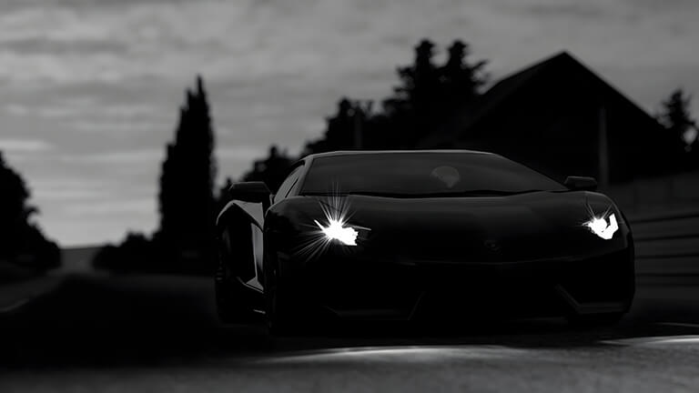 Lamborghini Aventador Noir Blanc Fond d’écran Couverture