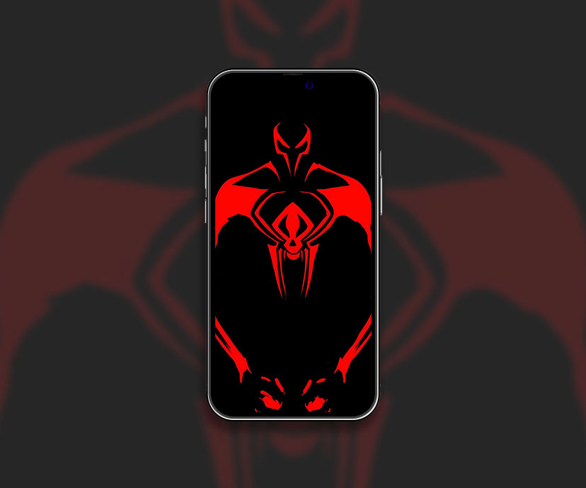 Marvel spider man 2099 fond d’écran sombre Cool super-héros mur sombre
