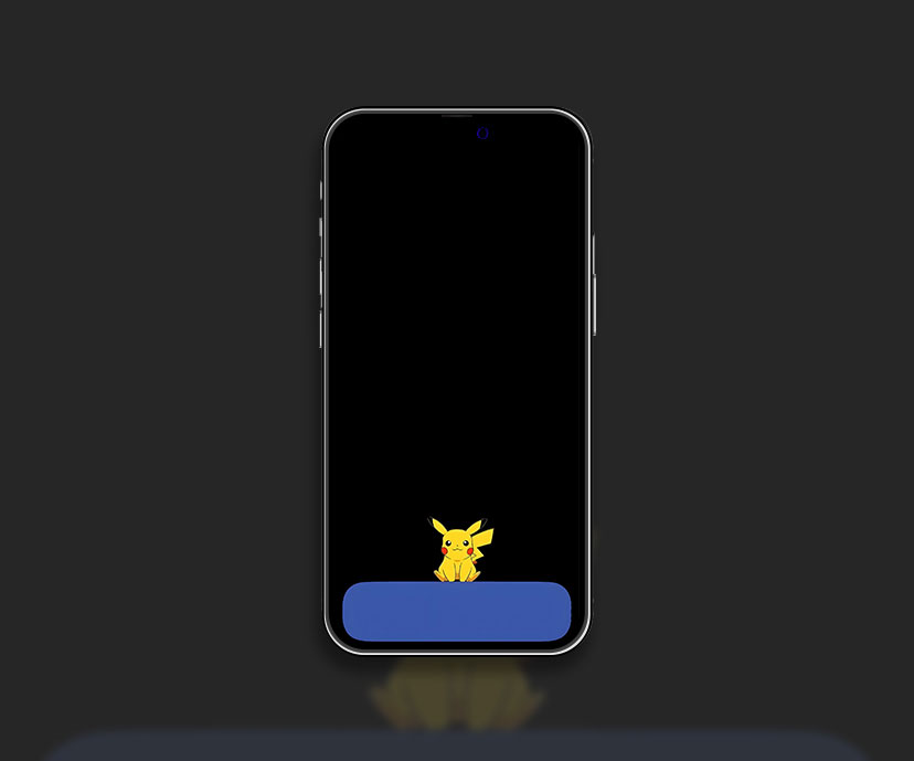 Pokemon mignon petit pikachu fond d’écran noir Mignon anime art wal