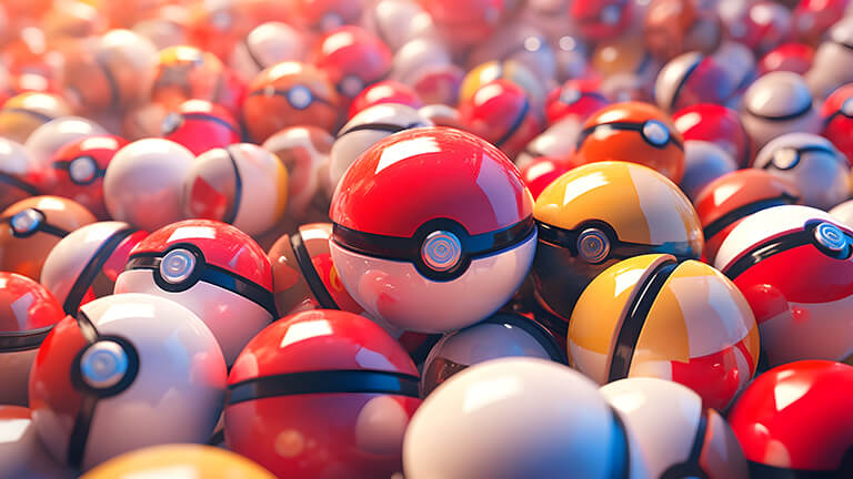 pokemon pokeball pattern desktop wallpaper cover