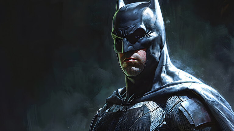 Batman Ben Affleck Couverture de fond d’écran sombre