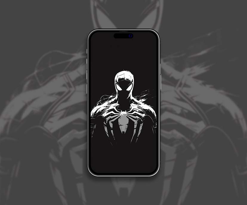 costume noir symbiote spiderman collection de fonds d’écran noirs