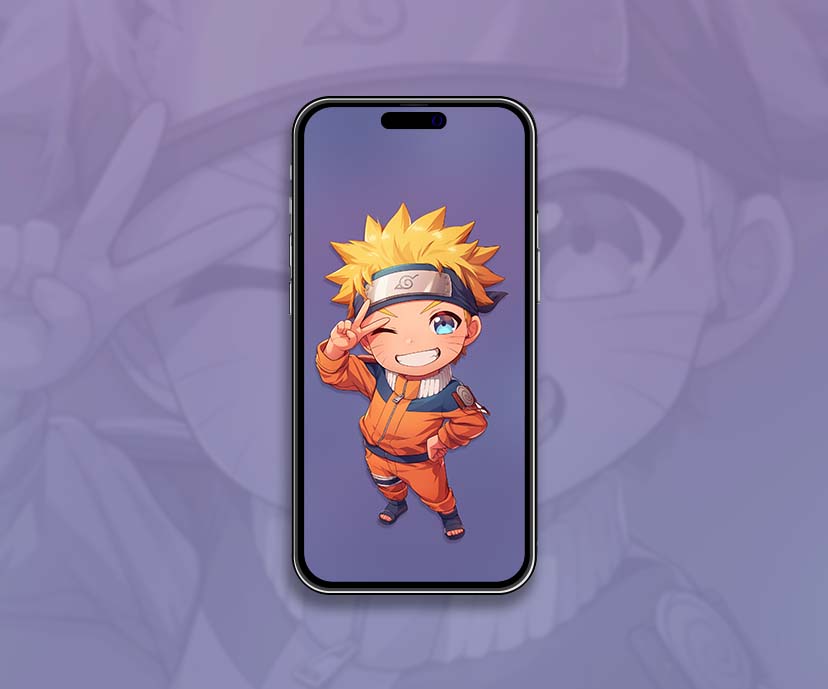 cute chibi naruto purple wallpapers collection
