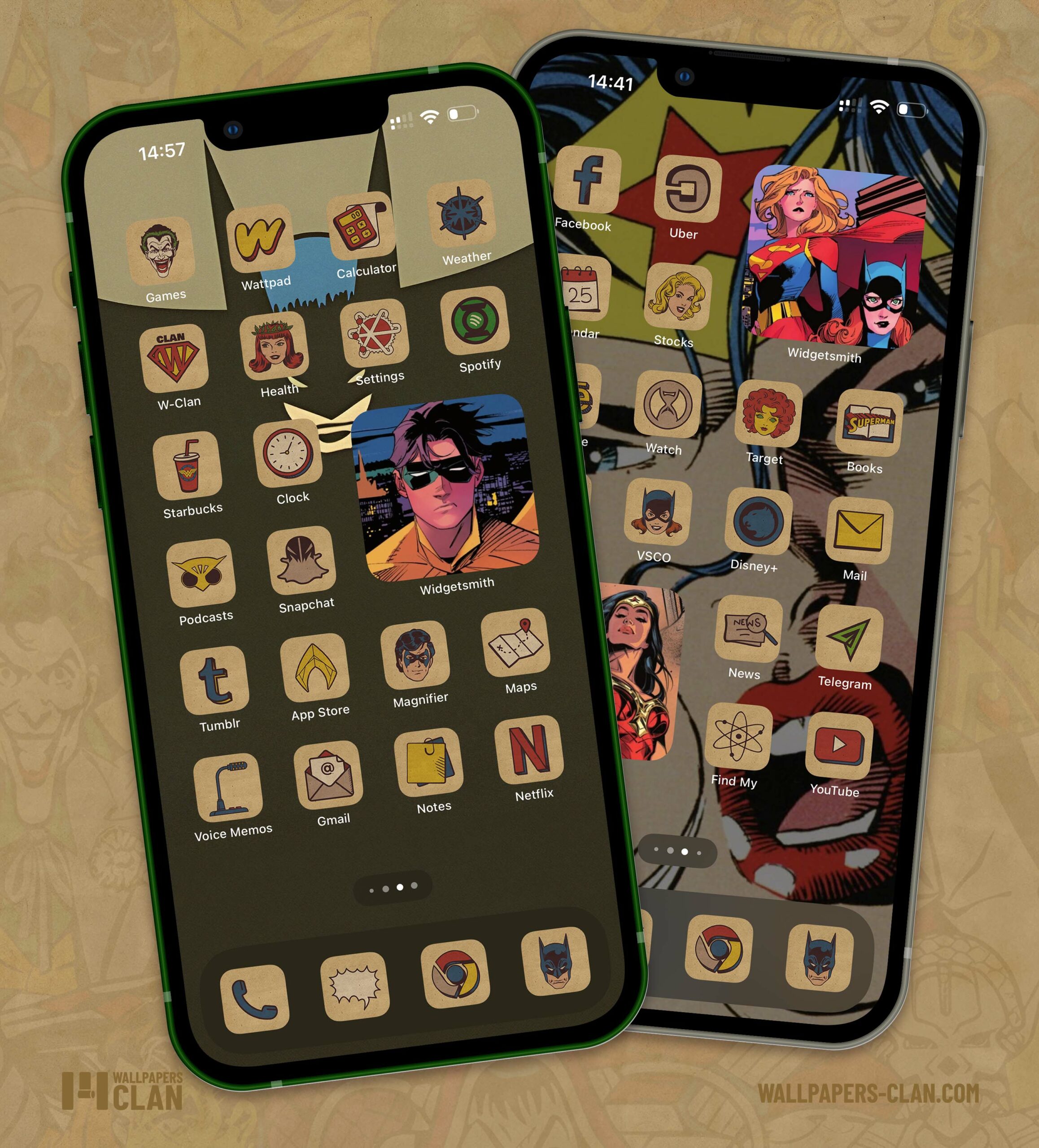dc comics app icons pack preview 1