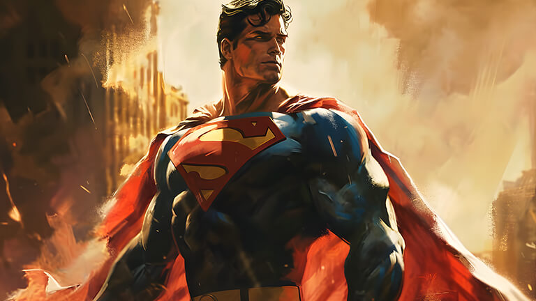 DC Comics Superman Beige Cubierta de fondo de escritorio
