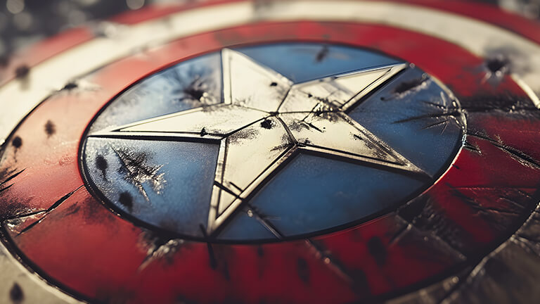 marvel broken captain america shield desktop wallpaper cover