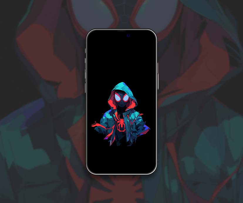 miles morales spiderman cool black wallpapers collection