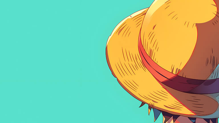 Monkey D Luffy Hat One Piece Cubierta de fondo de escritorio