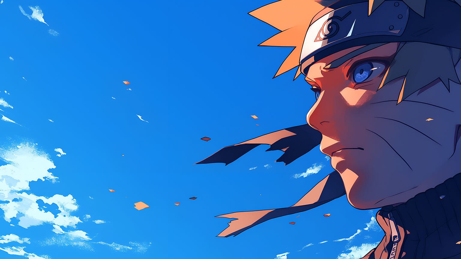 naruto uzumaki blue sky desktop wallpaper preview