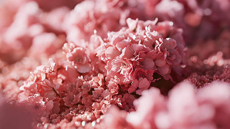 Couverture de fond d’écran rose belles fleurs