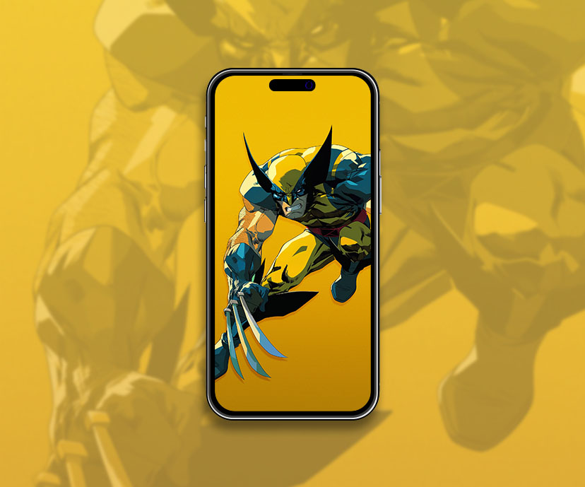 x men wolverine cool yellow wallpapers collection