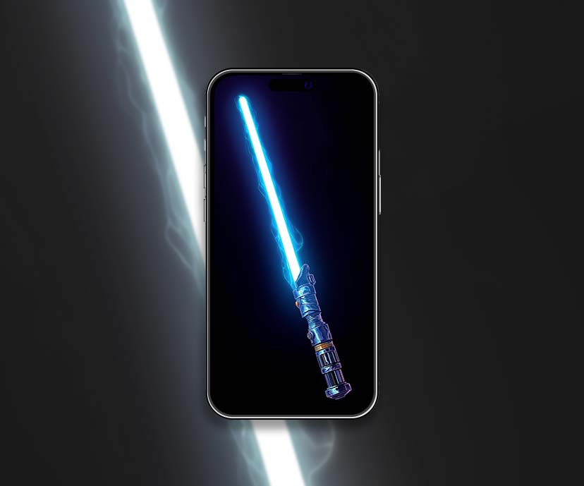 blue lightsaber black wallpapers collection