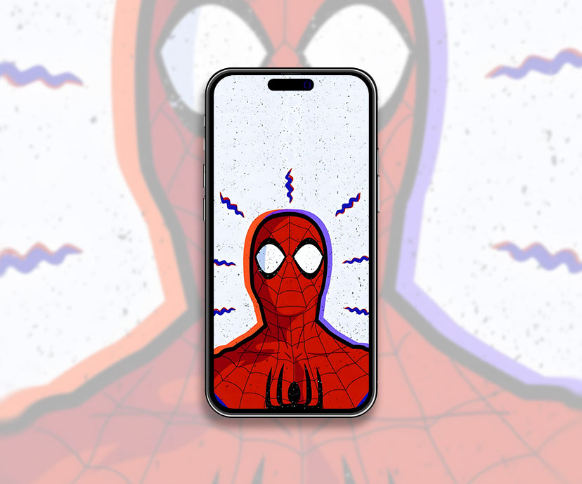 Spiderman Spider Sense Colección de Fondos de Pantalla Blancos