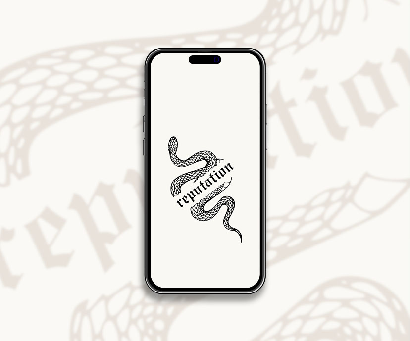 Taylor Swift Réputation Serpent Logo Collection de fonds d’écran légers