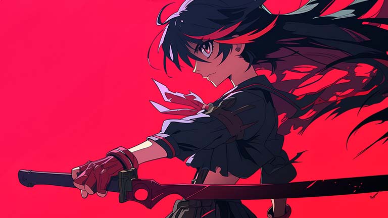 akame ga kill red anime desktop wallpaper cover