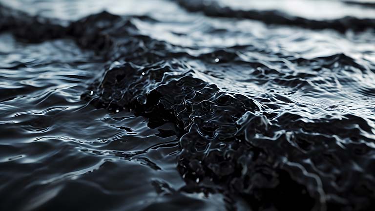 black wavy water desktop wallpaper cover