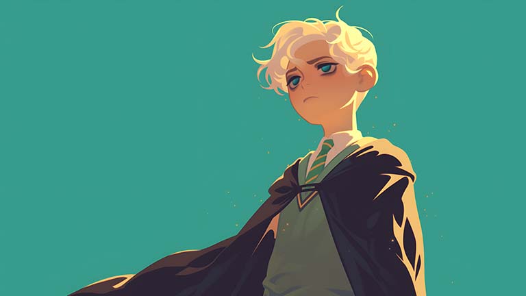 Harry Potter Draco Malfoy Verde Cubierta de Escritorio
