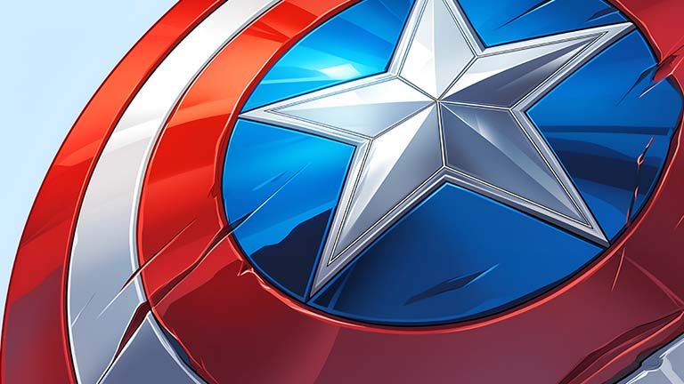 Marvel Captain America Bouclier Couverture de fond d’écran