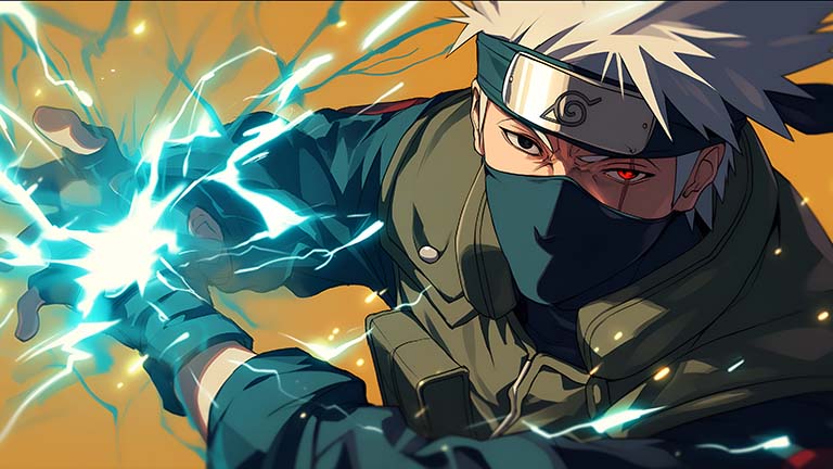 Naruto Kakashi cool anime fond d’écran couverture