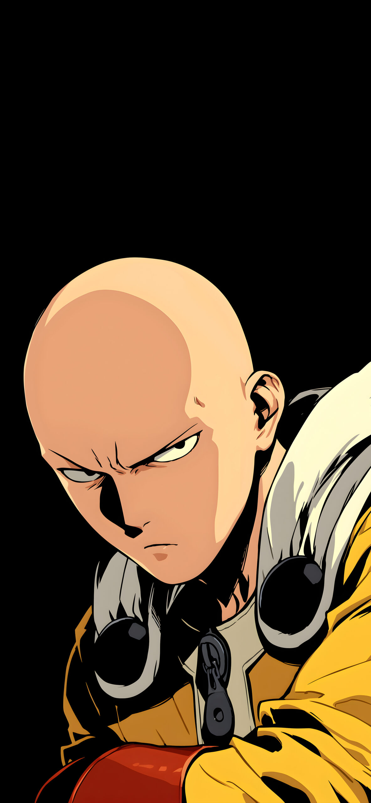 Saitama One-Punch Man Anime Wallpaper for iPhone & Android