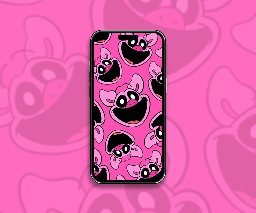 smiling critters pickypiggy pattern wallpapers collection