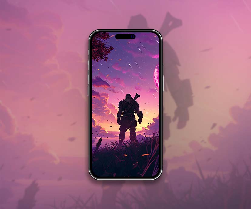 fortnite beautiful purple wallpapers collection