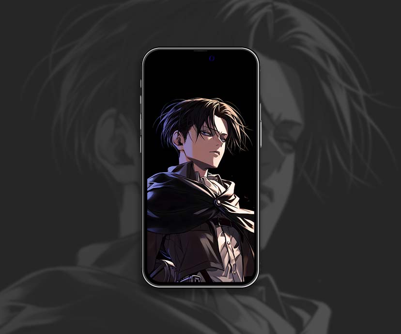 levi ackerman black attack on titan wallpapers collection