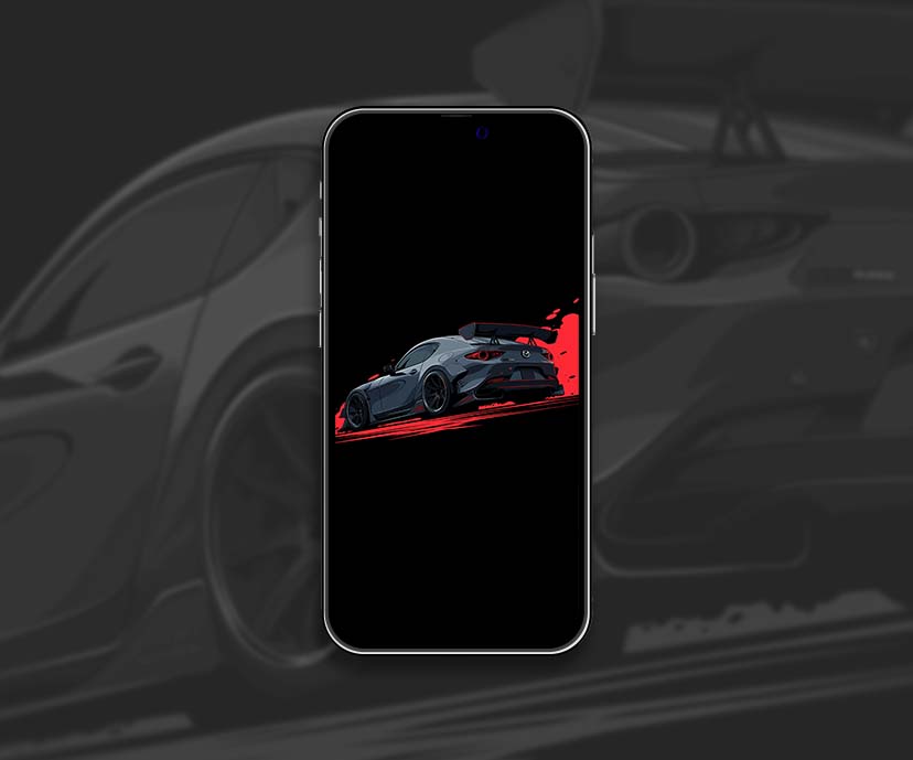 Mazda MX 5 Sport Car Fondos de pantalla negros colección