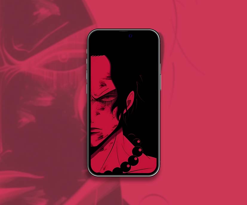 one piece portgas d ace black red wallpapers collection