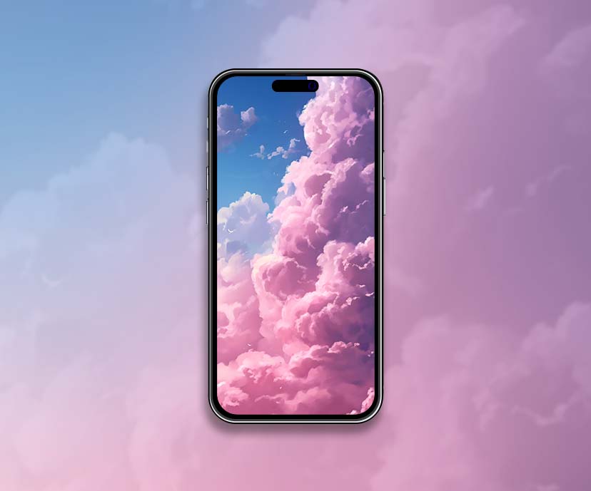 pink clouds aesthetic wallpapers collection
