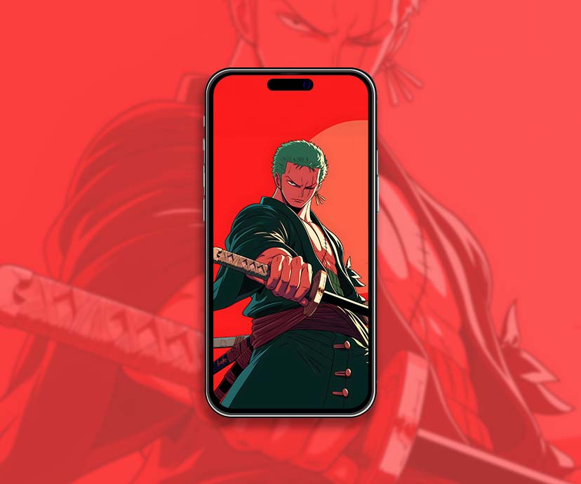 roronoa zoro cool red wallpapers collection