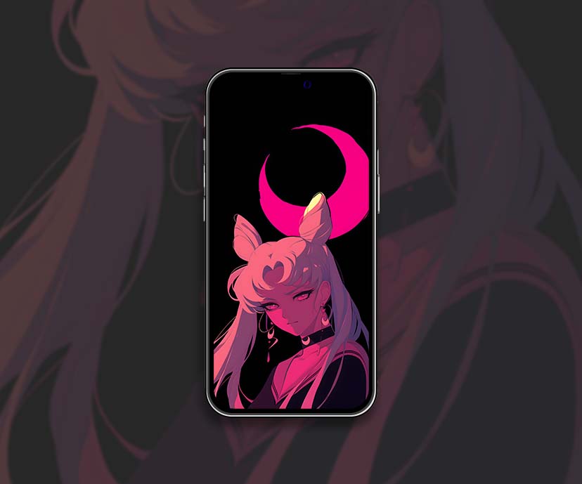 sailor moon baddie black pink wallpapers collection