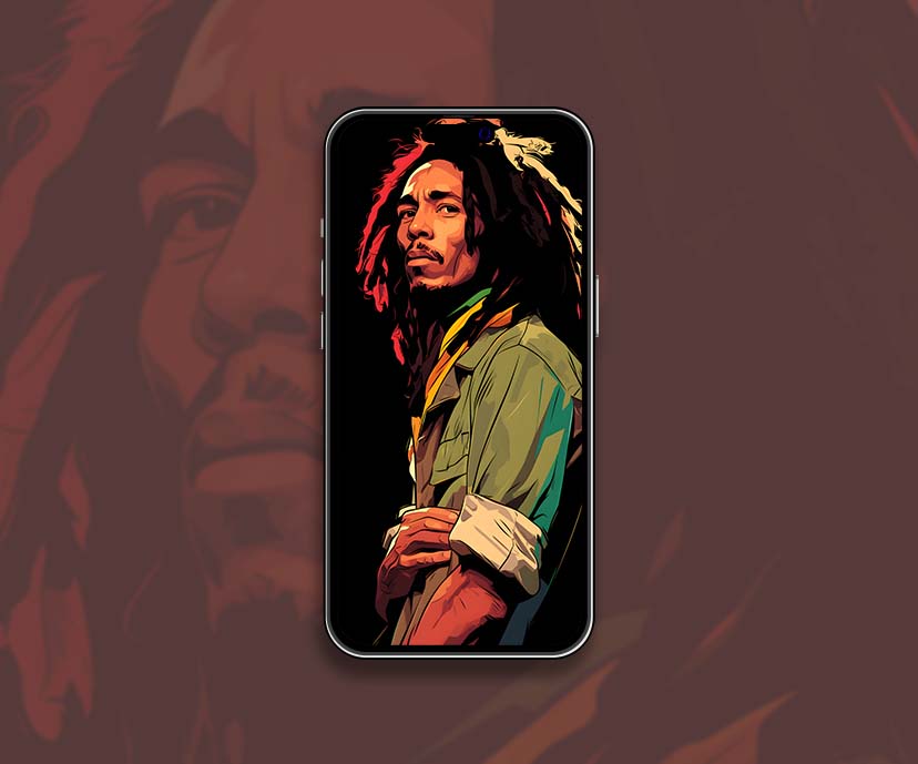 bob marley artistic portrait wallpapers collection