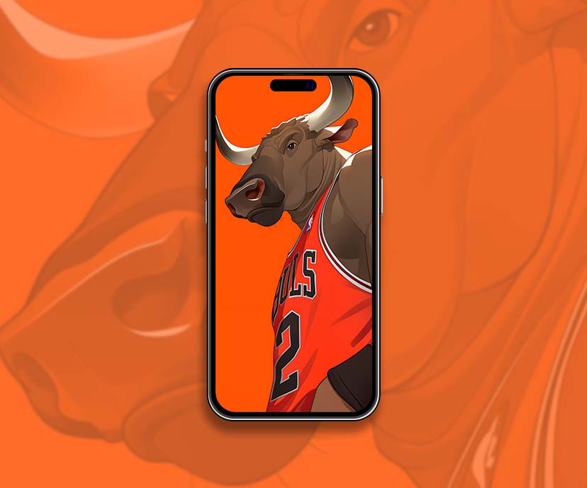chicago bulls cartoon bull wallpapers collection