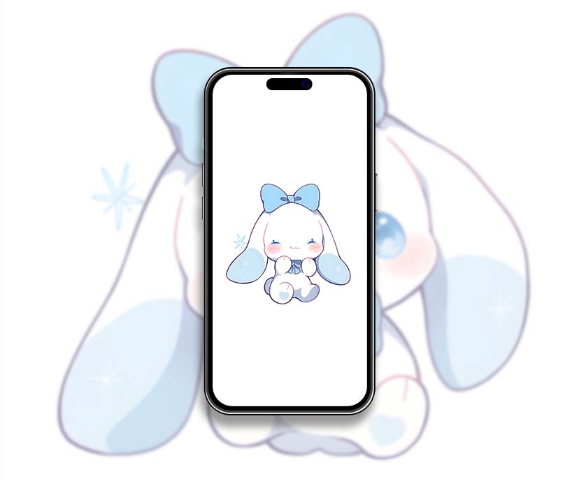 cinnamoroll blue bow wallpapers collection