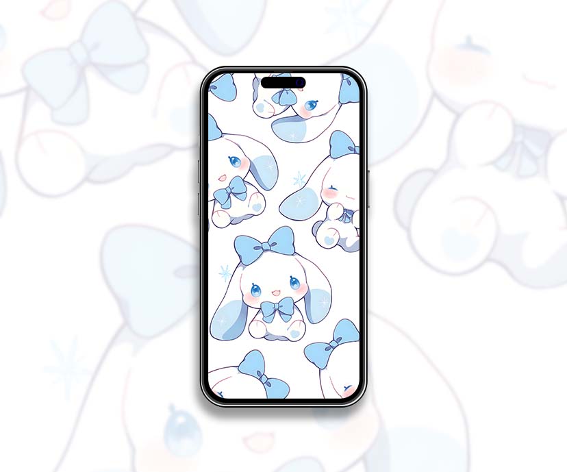 cinnamoroll cute bunny pattern wallpapers collection