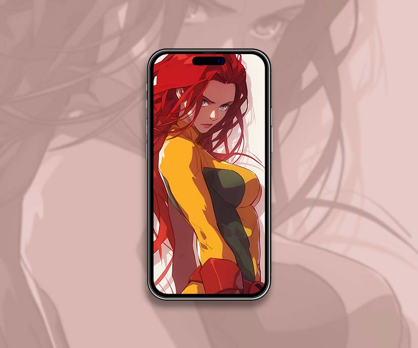 jean grey marvel heroic pose wallpapers collection