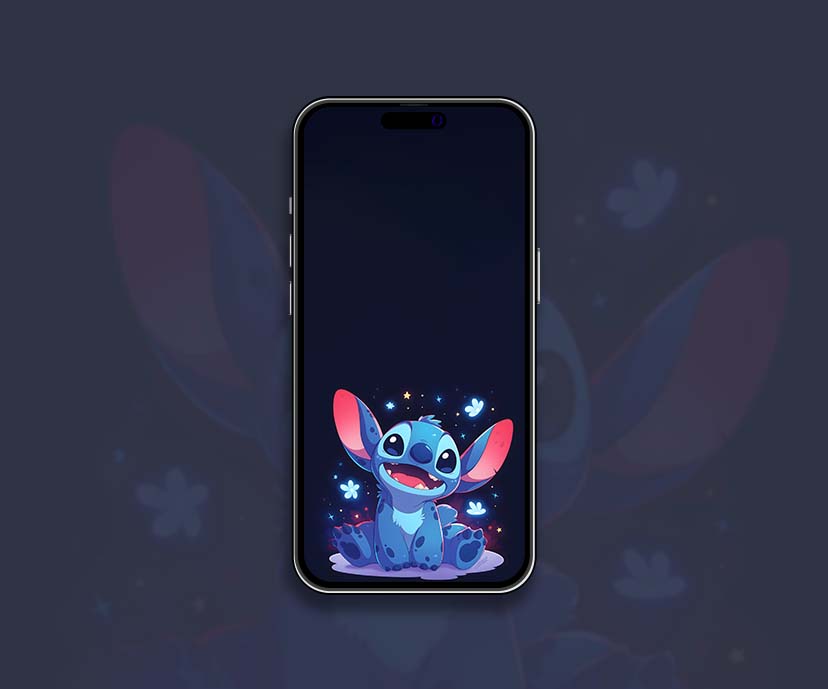 kawaii stitch illustration wallpapers collection