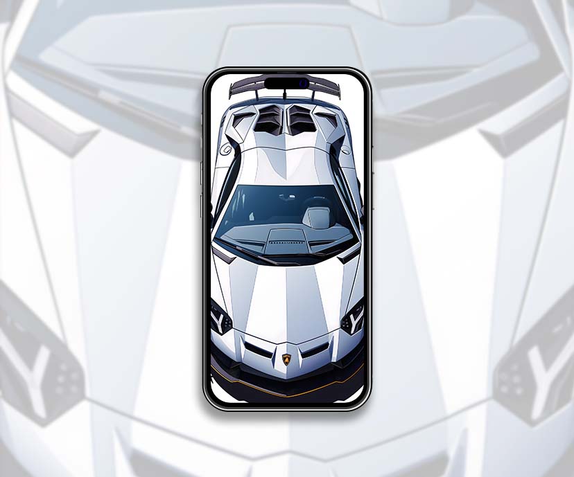 Lamborghini Aventador Top View Collection de fonds d’écran