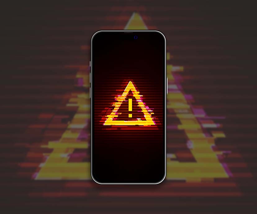 murder drones warning symbol wallpapers collection