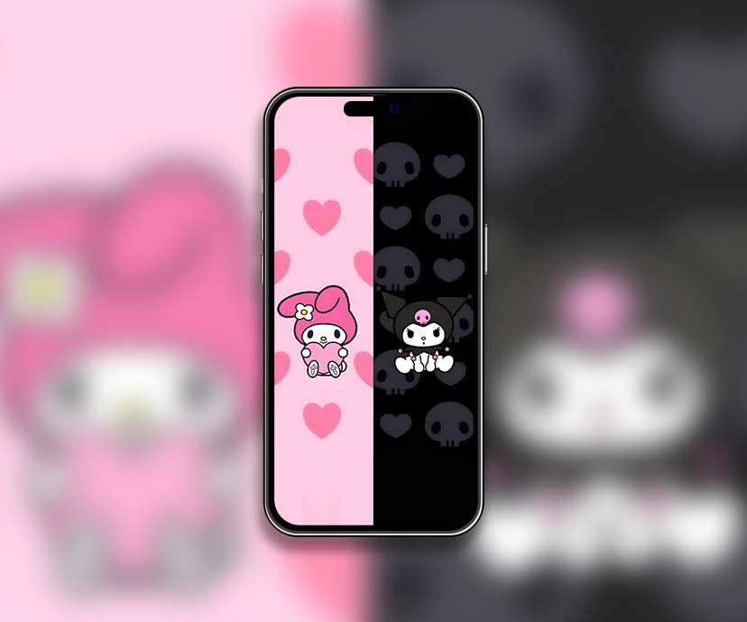 my melody kuromi cute wallpapers collection