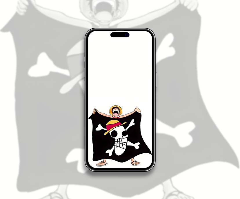 one piece luffy jolly roger wallpapers collection